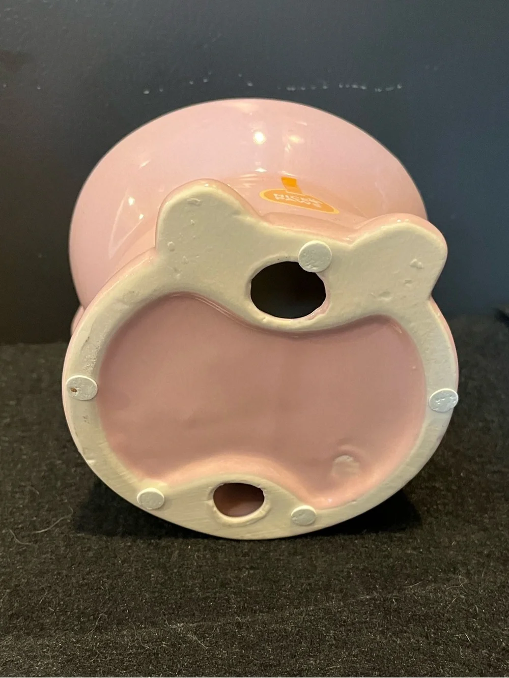 Pink Cat Ceramic Elevated Cat Bowl by Nice Paws
